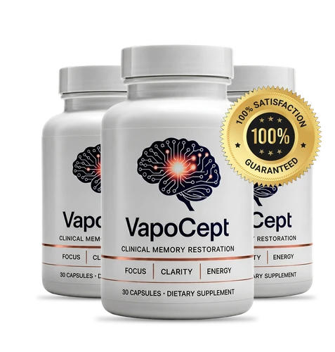VapoCept 60-Day 100% Money-Back Guarantee Seal